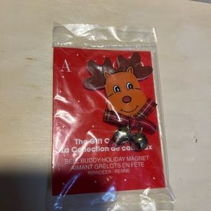 Vintage new Avon reindeer bell buddy magnet from the gift collection